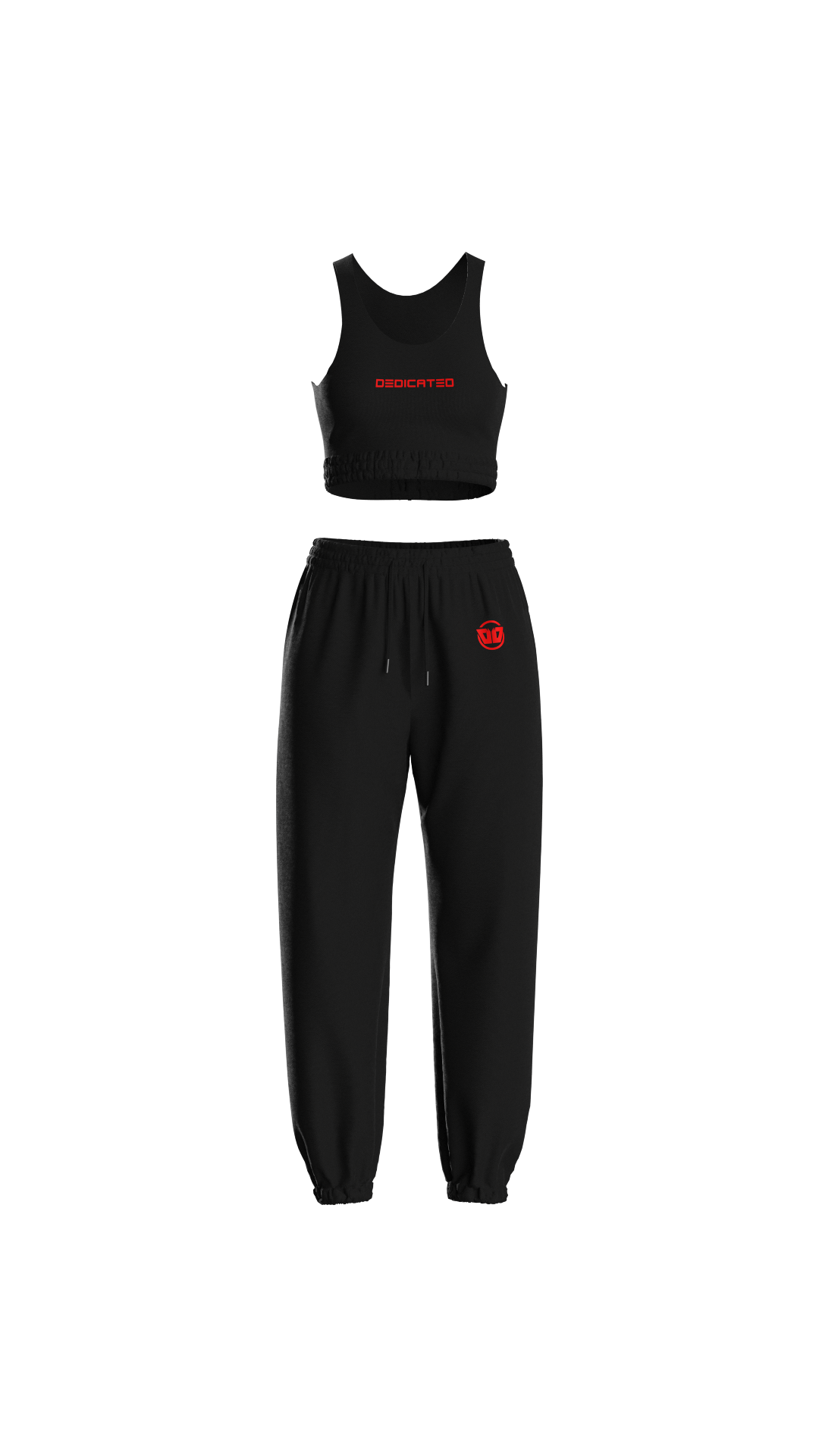 DTF - Women’s 2pc Tank and Drawstring Jogger Outfit