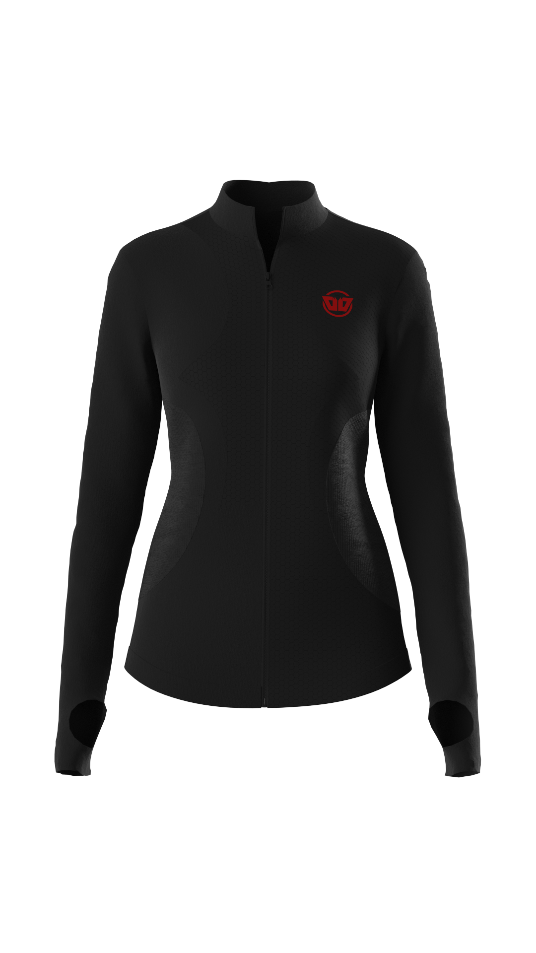 DTF - Women’s Black Full Zip Slim Fit Jacket