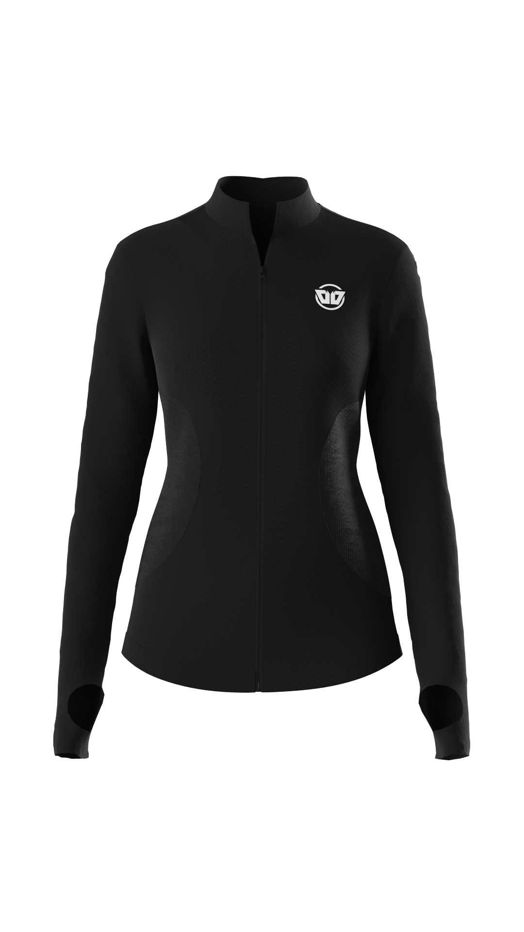 DTF - Women’s Black Full Zip Slim Fit Jacket