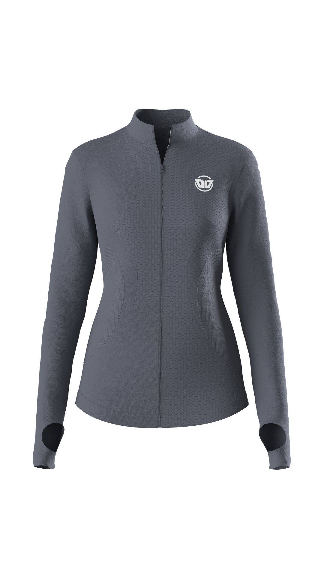 DTF - Women’s Black Full Zip Slim Fit Jacket