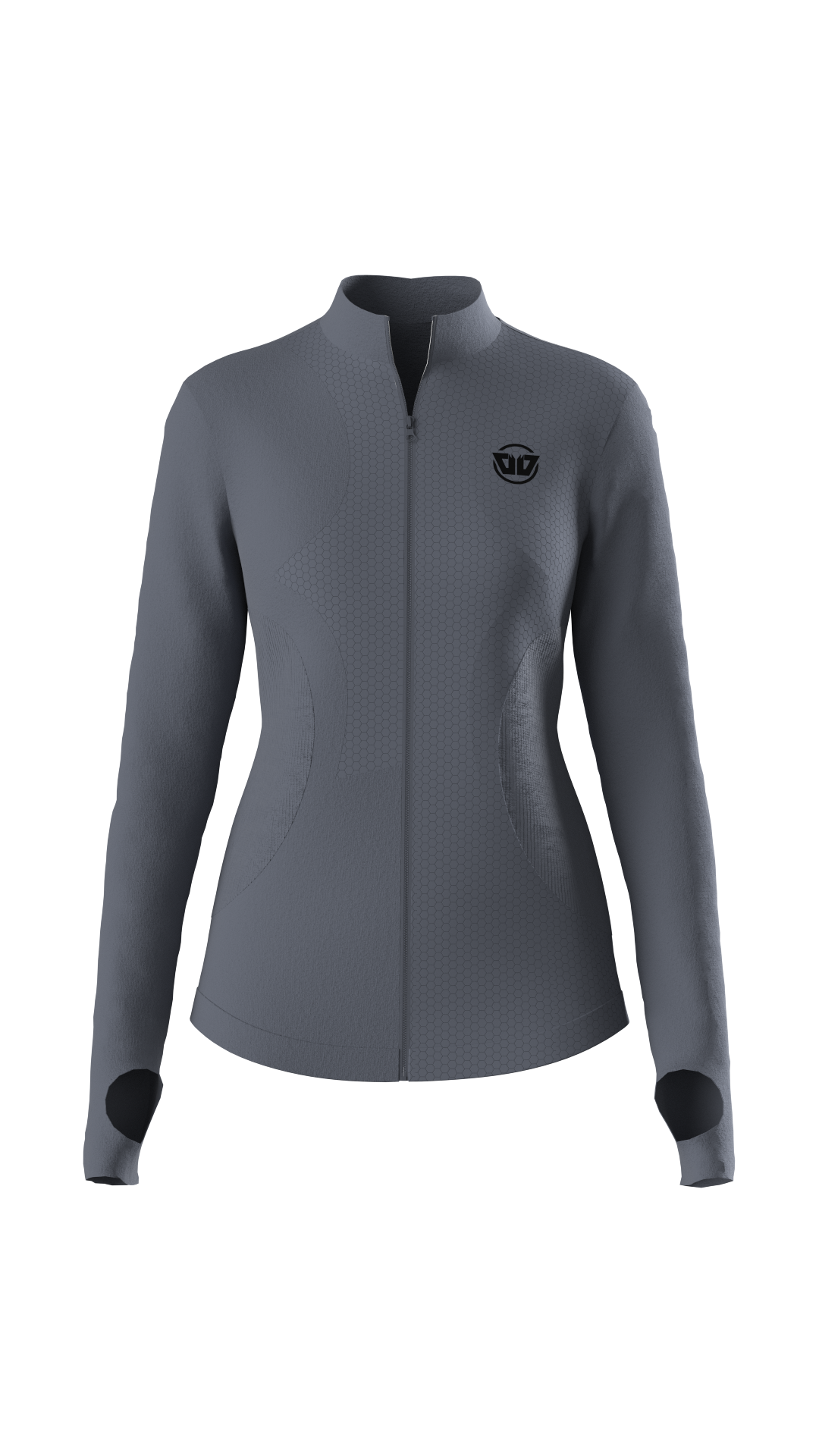 DTF - Women’s Black Full Zip Slim Fit Jacket